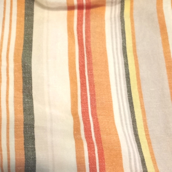 A New Day Linen Blend Striped Blouse in Size Medium  (NWT) - Picture 8 of 9
